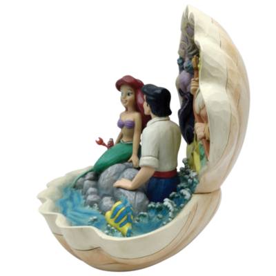 Enesco The Little Mermaid Seashell Scenario Disney Traditions Figurine