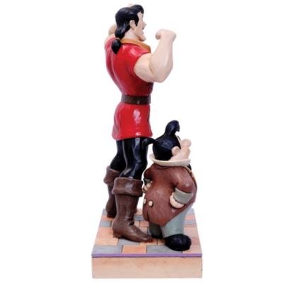 Enesco Gaston and LeFou Muscle-Bound Menace Disney Traditions Figurine