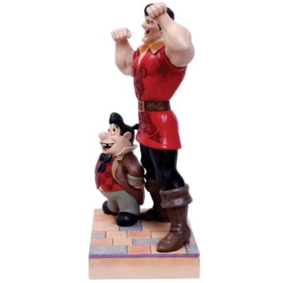 Enesco Gaston and LeFou Muscle-Bound Menace Disney Traditions Figurine