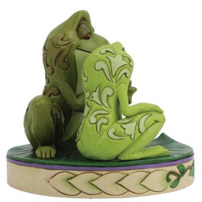 Enesco Tiana and Naveen Amorous Amphibians Disney Traditions Figurine