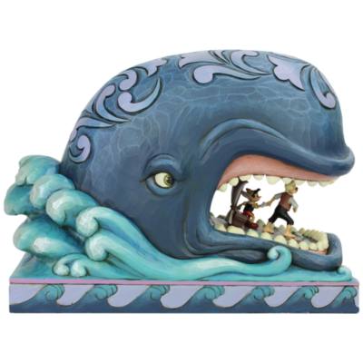 Enesco Pinocchio A Whale of a Whale Disney Traditions Figurine