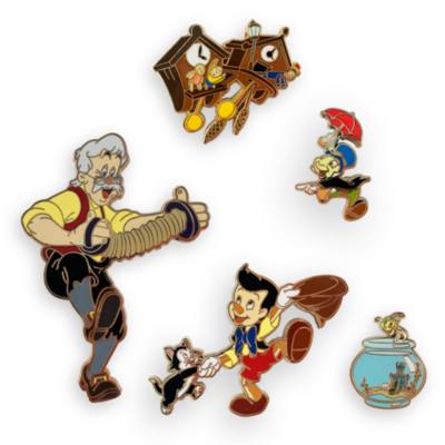 Disney Store - Pinocchio - Anstecknadelset in limitierter Edition