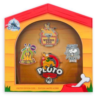 Disney Store Pluto Limited Edition Pin Set