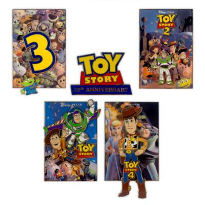 Disney Store - Toy Story - Anstecknadelset zum 25. Geburtstag