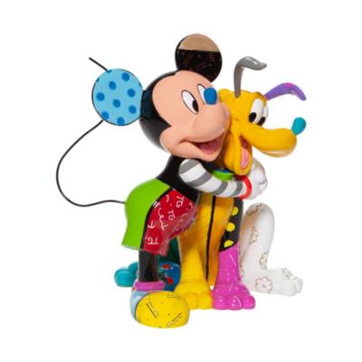 Enesco Mickey and Pluto Britto Figurine