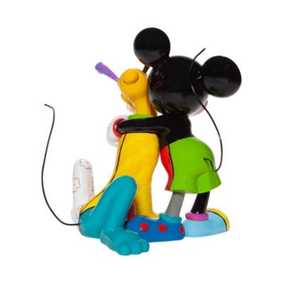 Enesco Mickey and Pluto Britto Figurine