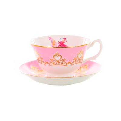 English Ladies Co. Disney Princess Fine Bone China Teacup and Saucer Set
