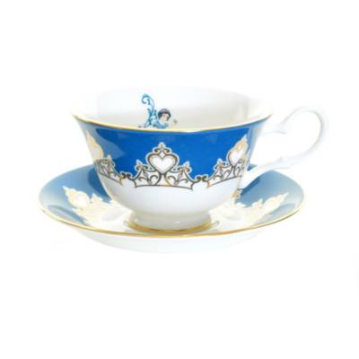 English Ladies Co. Disney Princess Fine Bone China Teacup and Saucer Set