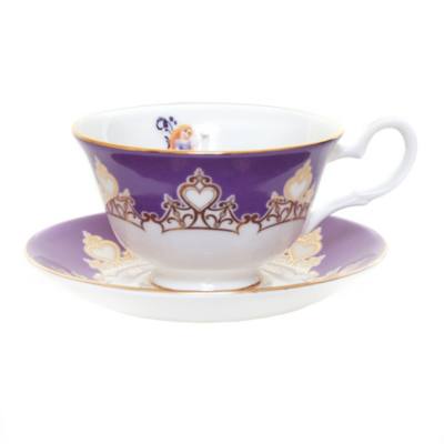 English Ladies Co. Disney Princess Fine Bone China Teacup and Saucer Set