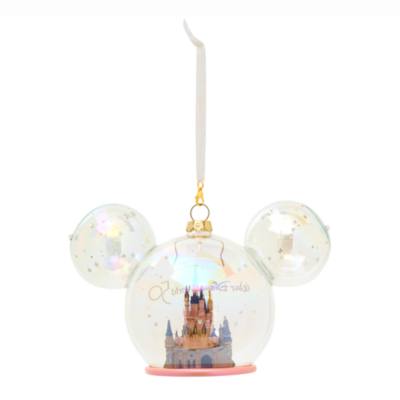 Walt Disney World Decoration A Suspendre Mickey Chateau De Fantasyland 50e Anniversaire Shopdisney