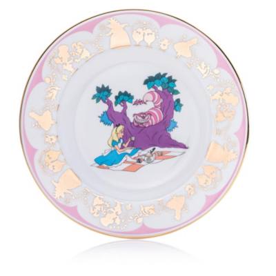 English Ladies Co. Alice and Cheshire Cat Fine Bone China Collector Plate
