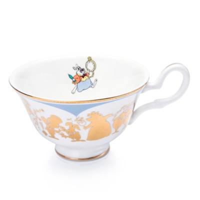 English Ladies Co. White Rabbit Fine Bone China Teacup and Saucer