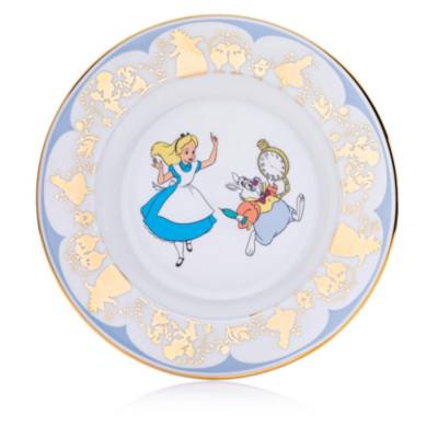 English Ladies Co. Alice and White Rabbit Fine Bone China Collector Plate