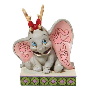 Enesco Dumbo 'Santa's Cheerful Helper' Disney Traditions Figurine