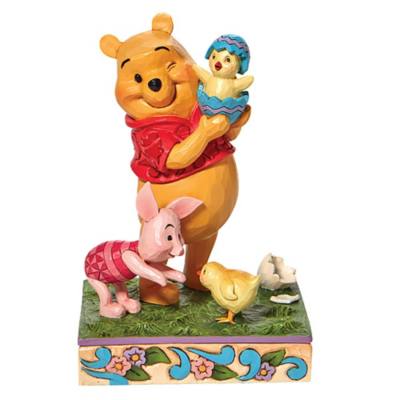 Enesco Winnie the Pooh and Piglet Easter A Spring Surprise Figurine