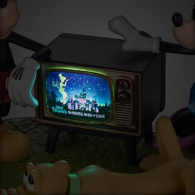 Micky und Minnie - Living Magic - Disney100 Eras Kollektion - Figur mit Leucht- und Soundeffekten
