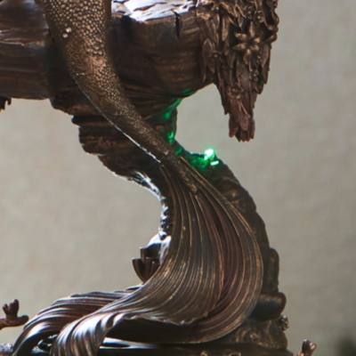 Figurine Ariel lumineuse effet bronze, La Petite Sirène