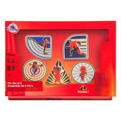 Die Unglaublichen&nbsp;2 - The Incredibles&nbsp;2 - Anstecknadeln in limitierter Edition, 5er-Set