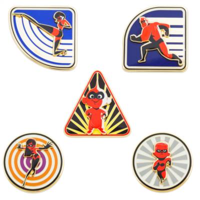 Die Unglaublichen&nbsp;2 - The Incredibles&nbsp;2 - Anstecknadeln in limitierter Edition, 5er-Set