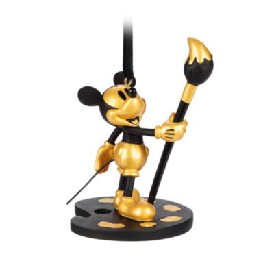 Disney Store Mickey Mouse Gold Collection Hanging Ornament