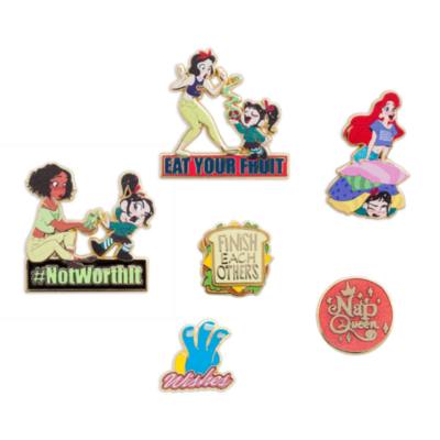 Disney Store Disney Princess Wreck-It Ralph Pins, Set of 6