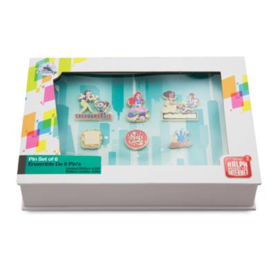 Disney Store Disney Princess Wreck-It Ralph Pins, Set of 6