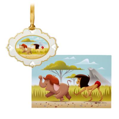 Set decorazione e litografia edizione limitata Il Libro della Giungla Disney Store