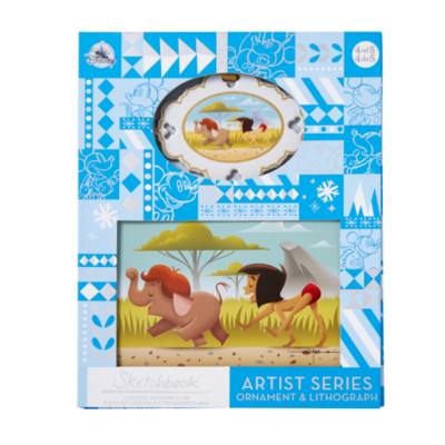 Set decorazione e litografia edizione limitata Il Libro della Giungla Disney Store