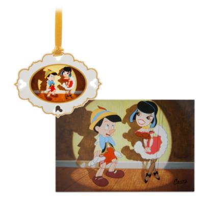 Disney Store Pinocchio Limited Edition Ornament and Lithograph Set