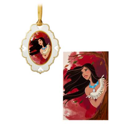 Disney Store - Pocahontas - Set in limitierter Edition mit Dekorationsst&uuml;ck und Kunstdruck