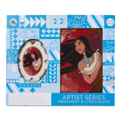 Disney Store - Pocahontas - Set in limitierter Edition mit Dekorationsst&uuml;ck und Kunstdruck