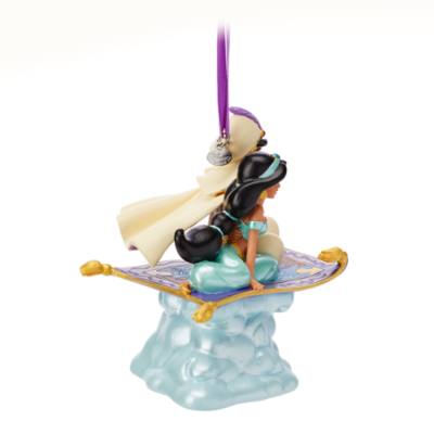 Adorno colgante con canci&oacute;n Aladd&iacute;n y princesa Jasmine, Disney Store