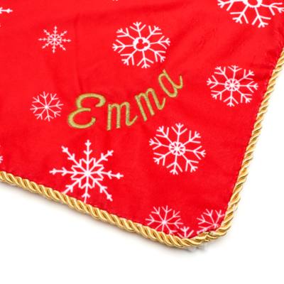 Disney Store Mickey and Minnie Holiday Cheer Fleece Throw