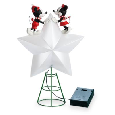 Puntale albero di natale con luci Holiday Cheer Topolino e Minni Disney Store