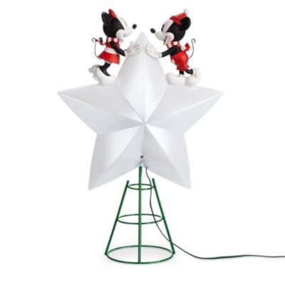 Puntale albero di natale con luci Holiday Cheer Topolino e Minni Disney Store