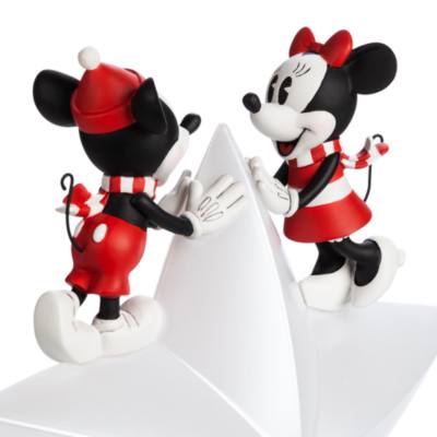 Puntale albero di natale con luci Holiday Cheer Topolino e Minni Disney Store