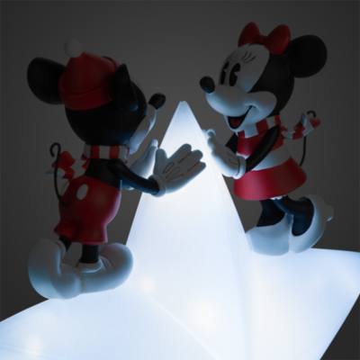 Puntale albero di natale con luci Holiday Cheer Topolino e Minni Disney Store