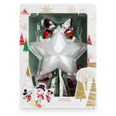Puntale albero di natale con luci Holiday Cheer Topolino e Minni Disney Store