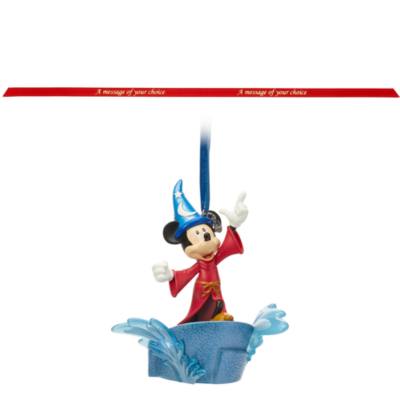 Disney Store Mickey Mouse Sorcerer's Apprentice Light-Up Hanging Ornament