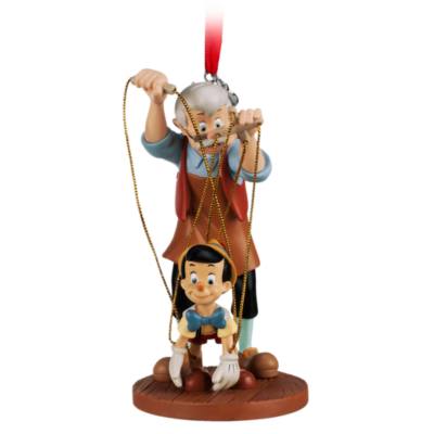 Ornament a sospensione Pinocchio e Geppetto Disney Store