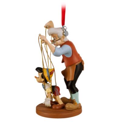 Ornament a sospensione Pinocchio e Geppetto Disney Store