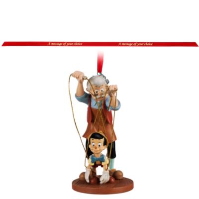 Ornament a sospensione Pinocchio e Geppetto Disney Store