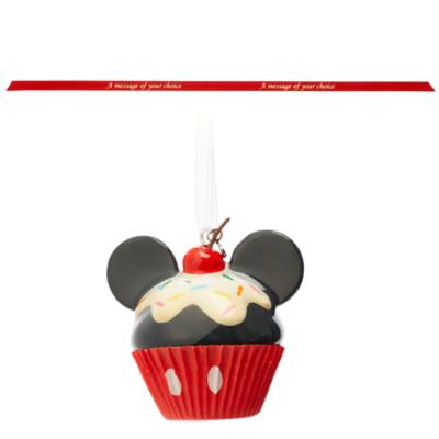 Disney Store Mickey Mouse Cupcake Hanging Ornament