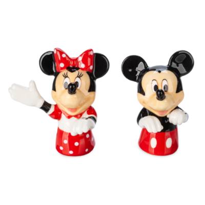 Disney Store Mickey and Minnie Salt and Pepper Shakers