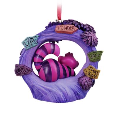 Cheshire Cat Light-Up Hanging Ornament