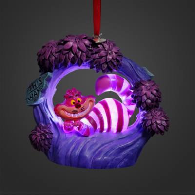 Cheshire Cat Light-Up Hanging Ornament