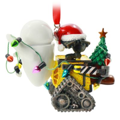 WALL-E and EVE Festive Hanging Ornament