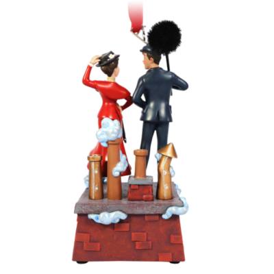 Mary Poppins and Bert Singing Hanging Ornament
