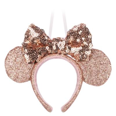 Adorno colgante dorado diadema con orejas Minnie Mouse,