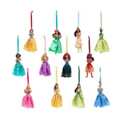 Disney Princess Hanging Ornaments, Set of 12